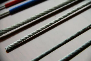 Nylon Coated 316 Stainless Steel Wire Rope , Dia 2mm 7x19 For Chemicals