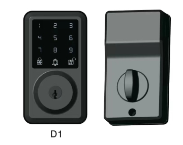 Smart Door Dotchs: Deadbolts elettronici in tastiera resistente alle intemperie per ingresso senza chiave