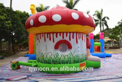 Funny inflatable Mushroom jumping castle,Inflatable Mushroom bounce houses,Inflatable Mushroom bouncy castle for sale