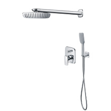 Shower System With Hand Shower Dual Rainfall Shower System With Hand Shower Factory