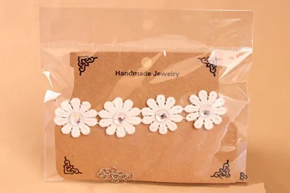 Fashionable Trendy Lace Rhinestones Daisy Anklet For Bridal