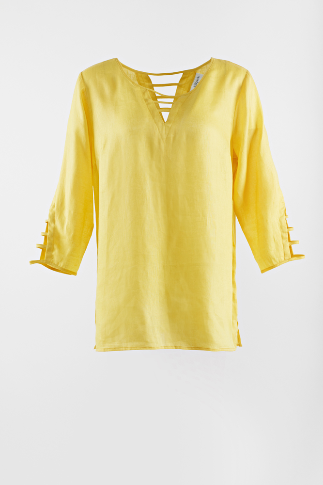 Linen Yellow Blouse