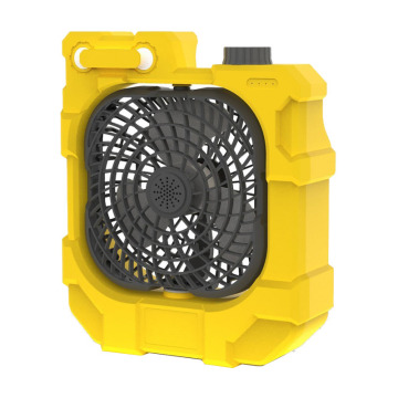 Multi-functional Portable Desk Fan with Charging, Shaking Head, and Camping Light