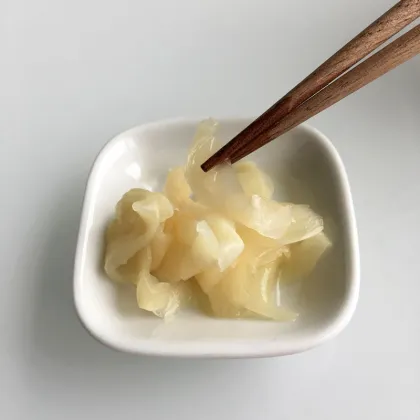 Wholesale Japanese-Style White Ginger Pickled Sushi Ginger