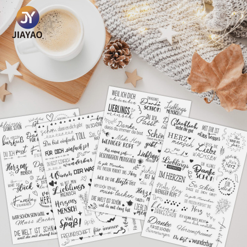 ملصقات فينيل شفافة ممتازة للعلامة التجارية