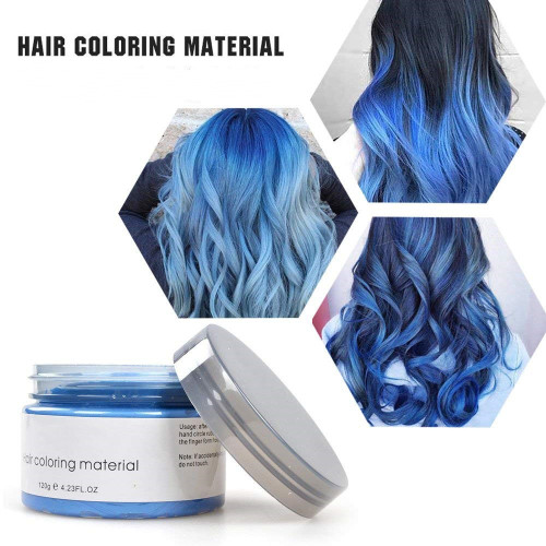 Hair Color Mask Cream Temporary Crazy Hair Dye Color Wax For Party Manufactory