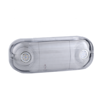 Wall-mounted ABS housing rechargeable emergency light