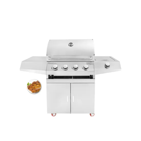 Barbecues Bbq 4+1 Burners Gas Bbq Grill Outdoor Stainless Steel Barbecue Grill Tables
