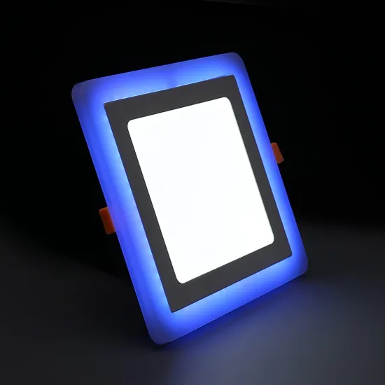 Recessed Surface Square RGB Double Color LED Ceiling Panel Light - 3+3w 6+3w 12+6w 18+6w