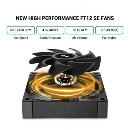 Deepcool MYSTIQUE 360 LCD CPU Water Cooling Fan