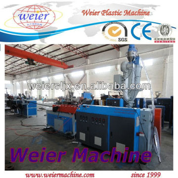 PP PE PVC electrical wire flexible tube extruder machinery , plastic single wall corrugated pipe extrusion line