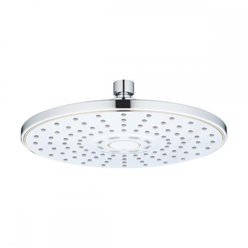 Adjustable Degree White Plastic Big Rain Overhead Shower