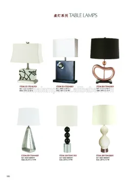 Most popular europe product modern round bed designs metal table lamps with linen lampshade for hotel lighting equipment supply