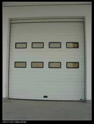 metal upward sliding door | sectional overhead industrial sliding doors| CE