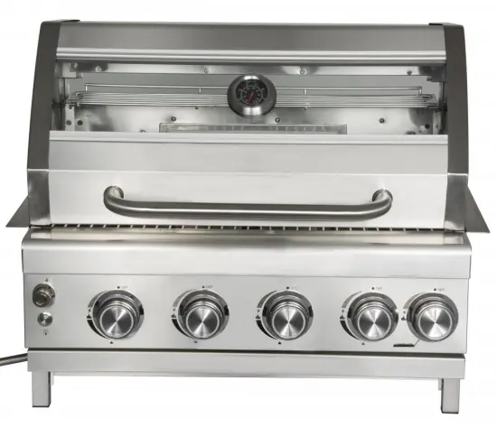4 Burner Stainless Steel Built-In Garden Gas Grill