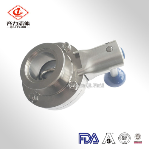 Sanitary Stainless Steel Tri Clamp Butterfly Valves