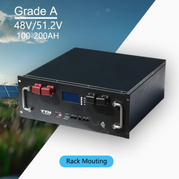 适用于家庭和企业的太阳能 PowerHouse 48V LiFePO4 机架电池