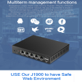 4 lan fanless firewall mini pc