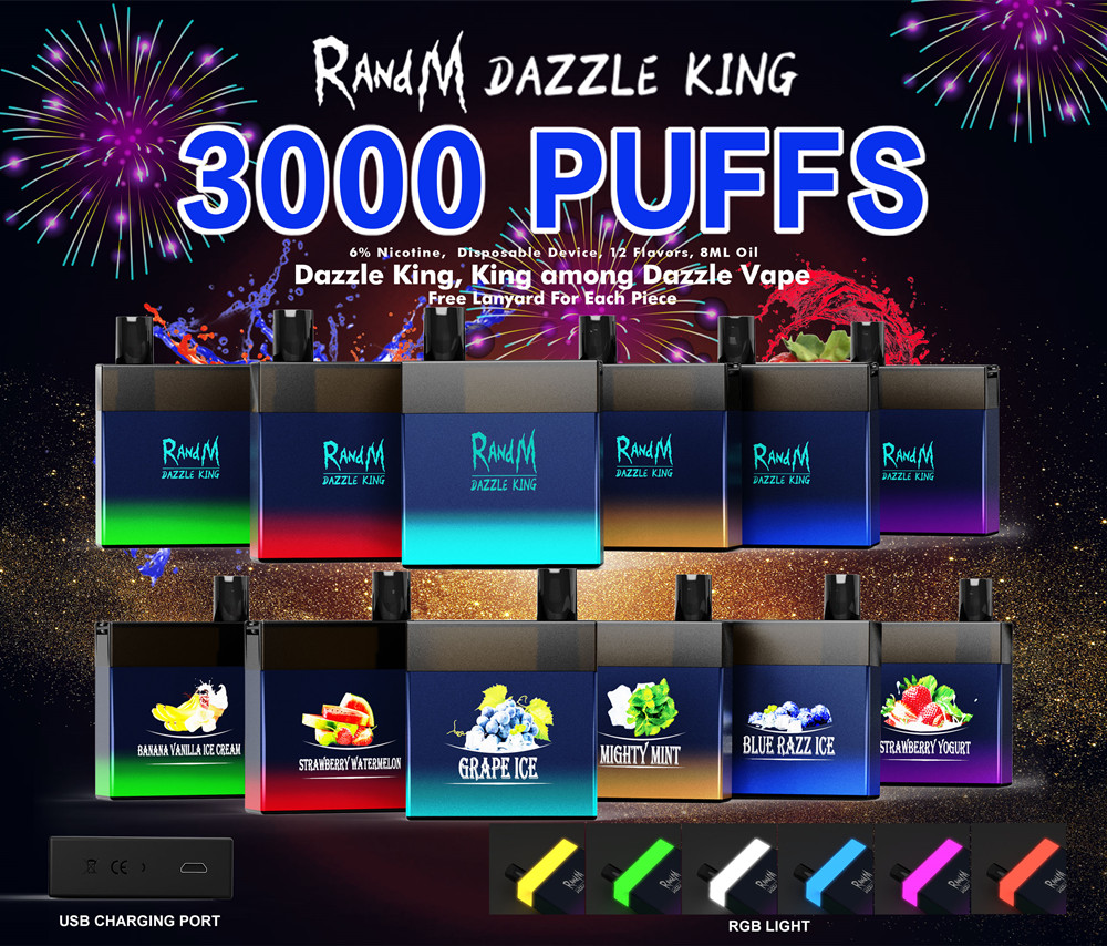 Randm Dazzle King 3000 Puffs Vape