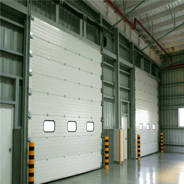 Factory provide steel aircraft hangar industrial sectional overhead door