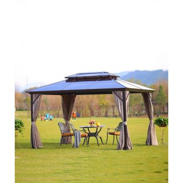 Outdoor Polycarbonate Double Roof Canopy