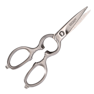 QXF Stainless Steel Kitchen Shears - Detachable Multi-functional Scissors with Walnut Cracker