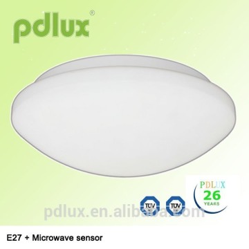 PDLUX 36pcs LED glass ceiling light with 5.8 GHz microwave sensor