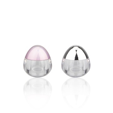 10g Acryllippenbalsam -Behälter - Rundes Eierform Kosmetikglas
