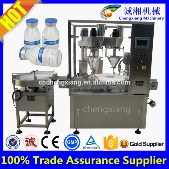 Low price automatic medical powder filling capping machine