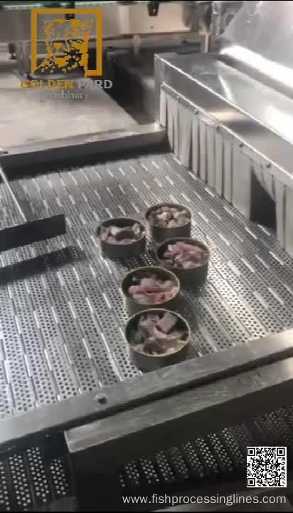 Fish processing assembly line machine