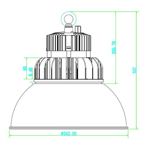 LEDER Dali Kısılabilir UFO LED Yüksek Bay Işık