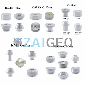 Waterjet Diamond Nozzle Sapphire Ruby Orifice Waterjet Cutting Machine Spare Parts For KMT Flow Omax H2O Water Jet Cutter