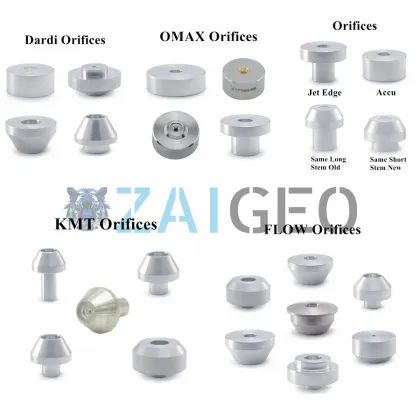 Waterjet Diamond Nozzle Sapphire Ruby Orifice Waterjet Cutting Machine Spare Parts For KMT Flow Omax H2O Water Jet Cutter