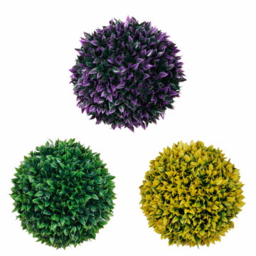 Linwoo Wholesale Faux Boxwood Topiary Grass for Wedding Garden Decoration