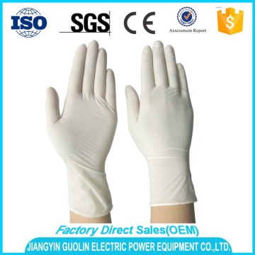 china cheap medical latex examination gloves manufactures with EN388