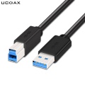 Tipo de cabo de impressora USB tipo A-masculino para B