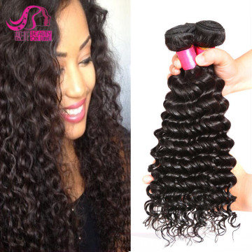 Wholesale cheap unprocessed virgin brazilian hair weave bundles deep wave brazilian wool hair styles