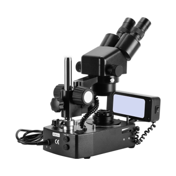 Microscopio gemologico BM-E-ZB 50-100X-Microscopio stereo binoculare di ispezione di gioielli con lampada alogena