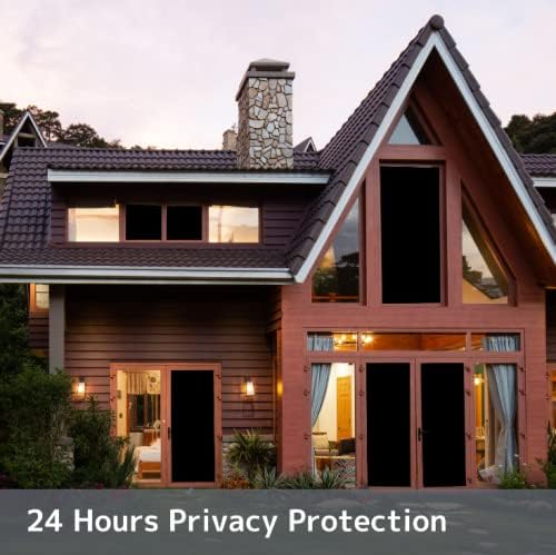 Blackout Window Film Whiteout 100% Light Blocking Glass Door Cling No Glue/Reduce Heat/Anti UV for Day Sleep & High Privacy3