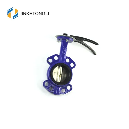 JKTLWD045 resilient seat carbon steel hygienic butterfly valves