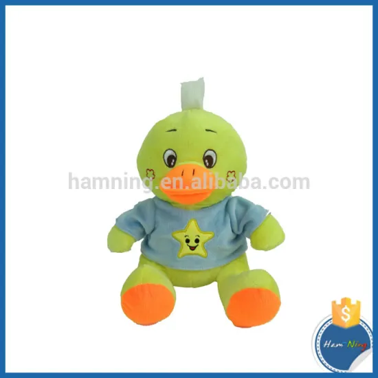 26cm plush Easter duck with embroidery T-shirt