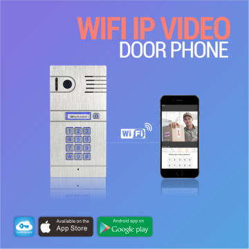 Remotely answer your door by smart phone ip video intercom