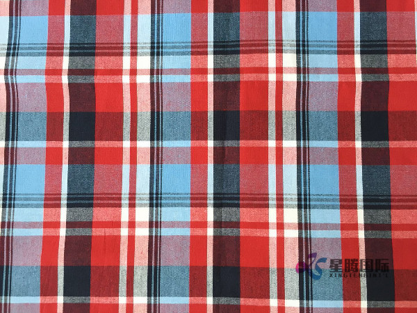 Plaid Cotton Clothe Textile