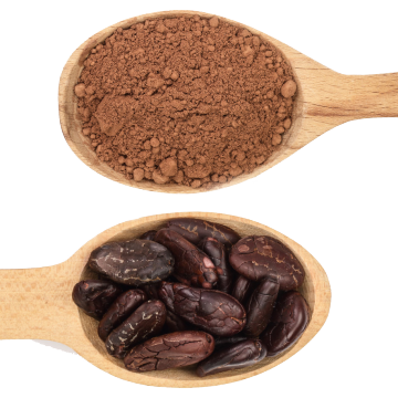 Buon cacao alcalinizzato in polvere