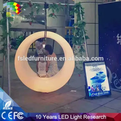 Waterproof LED Outdoor Swing/Circular Glowing Hammocks