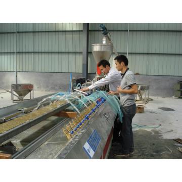 Decking Mesin Pembuat Produk Gabungan Plastik Kayu