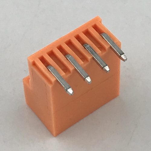 Blocos de terminais plugáveis ​​de PCB laranja de passo 3,96 MM