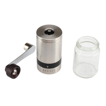 Coffee Grinder With Glass Canister