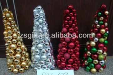 fashionable hand-made christmas decorations plastic ball tree