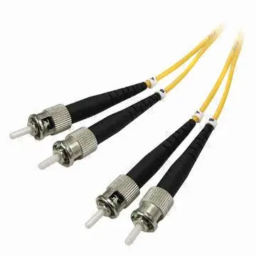 Cavo In Fibra Ottica Monomodale Duplex 15m 9/125 - Connettori ST-ST, Colore Giallo